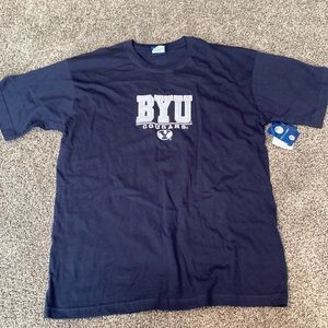 BYU NWT Brigham Young University Cougars T Shirt size L